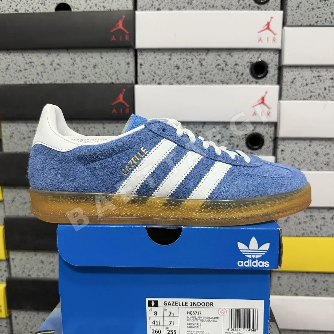 아디다스 [GOD] 가젤 인도어 HQ8717 200658 Adidas Gazelle Indoor Blue Fusion Gum