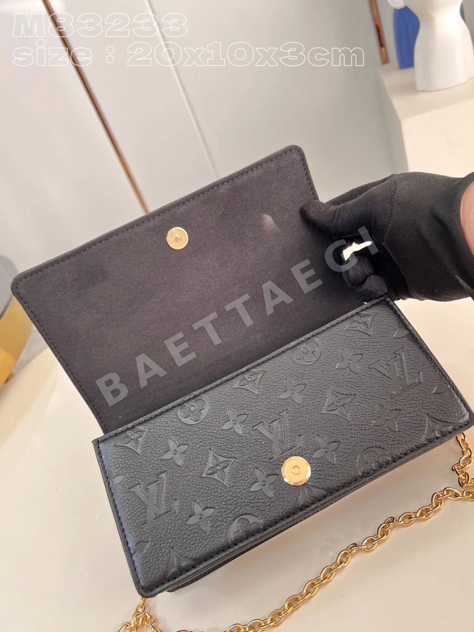 루이비통 모노그램 엠프렝트 Wallet On Chain 소형 플랩 백 M83233 상세 이미지 5