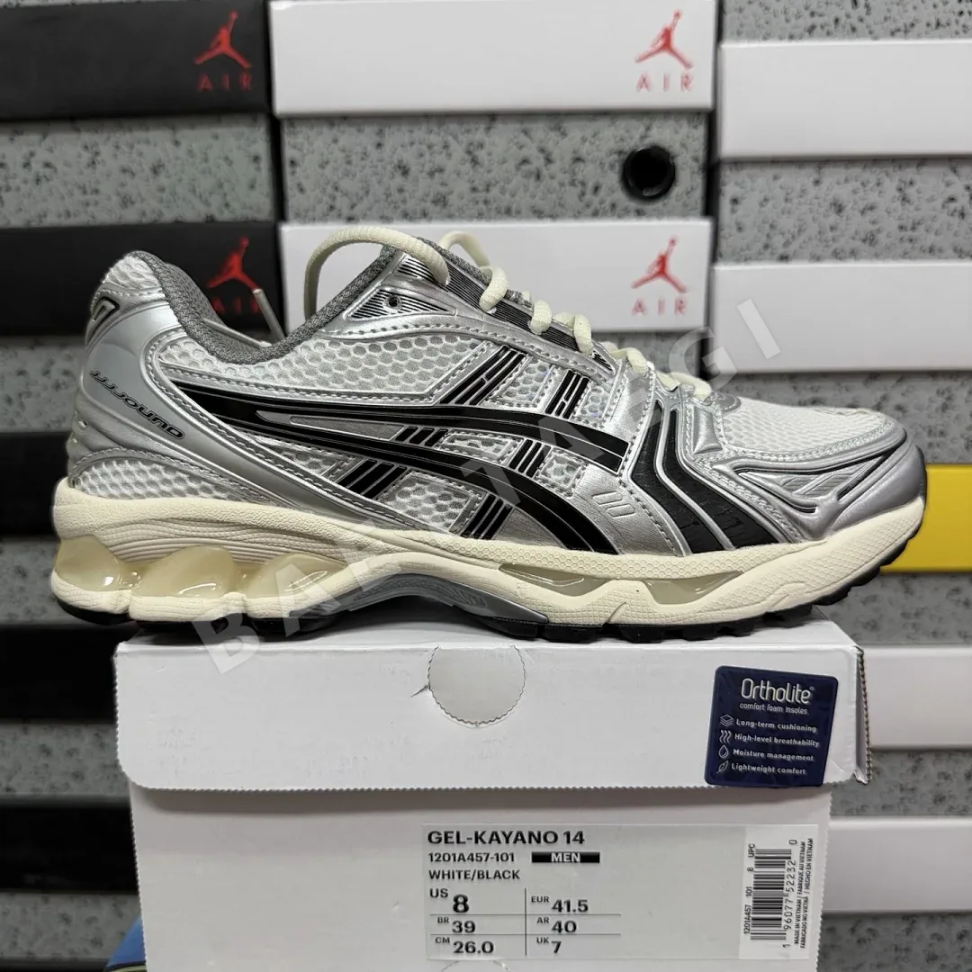 아식스 [TOP] 젤 카야노 14 1201A457-101 200309 Asics Gel-Kayano 14 JJJJound Silver Black