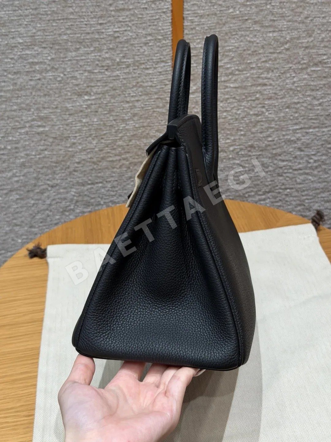 에르메스 버킨 25 토고 가죽 가방 상세 이미지 4