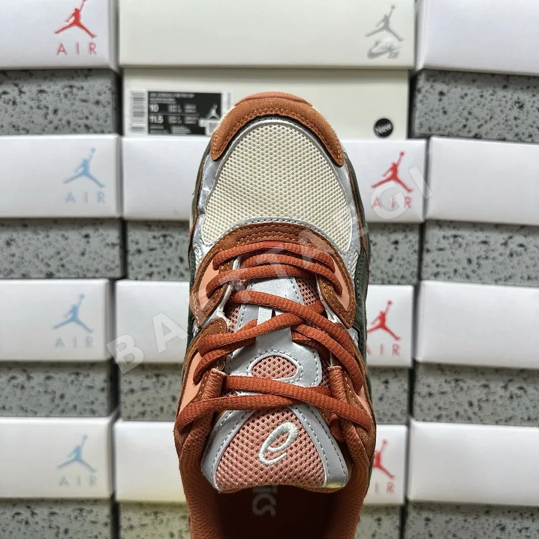 아식스 [RT] 젤 NYC 1201A789-251 200362 Asics Gel-NYC Oatmeal Forest Green Orange 상세 이미지 7