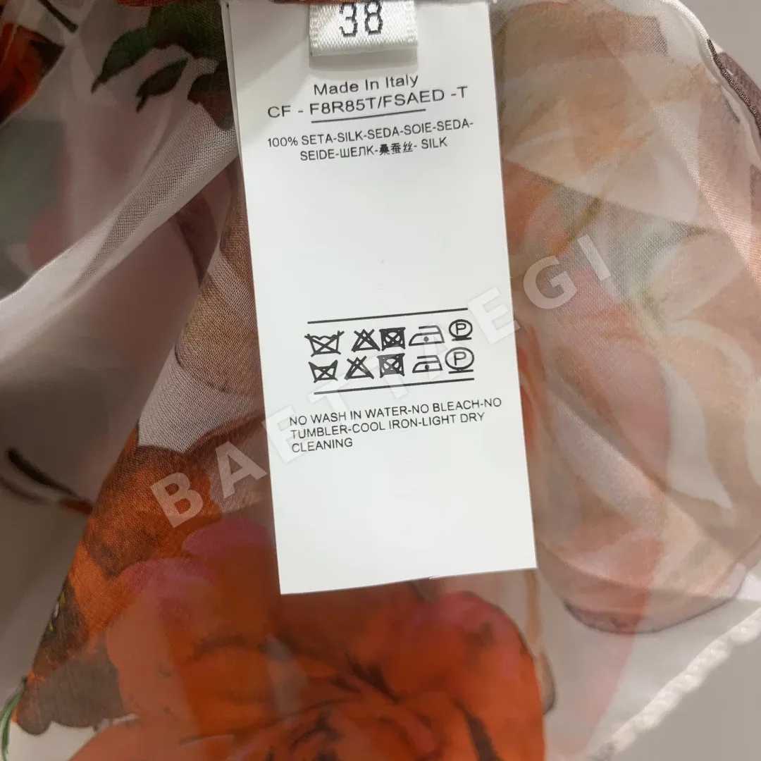 돌체앤가바나 실크 프린트 카라 셔츠 상세 이미지 8