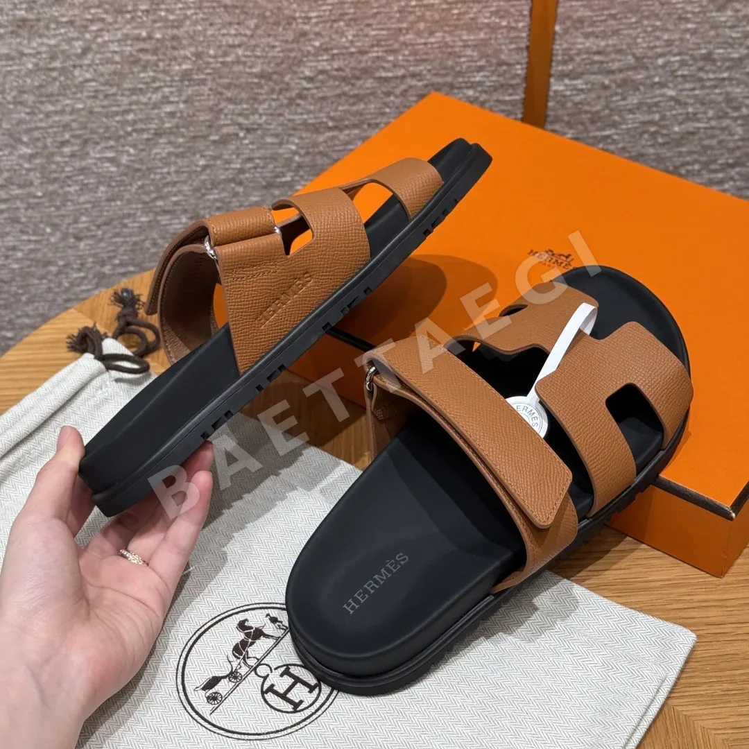 에르메스 시프레 Calfskin 야자수 프린트 상세 이미지 5