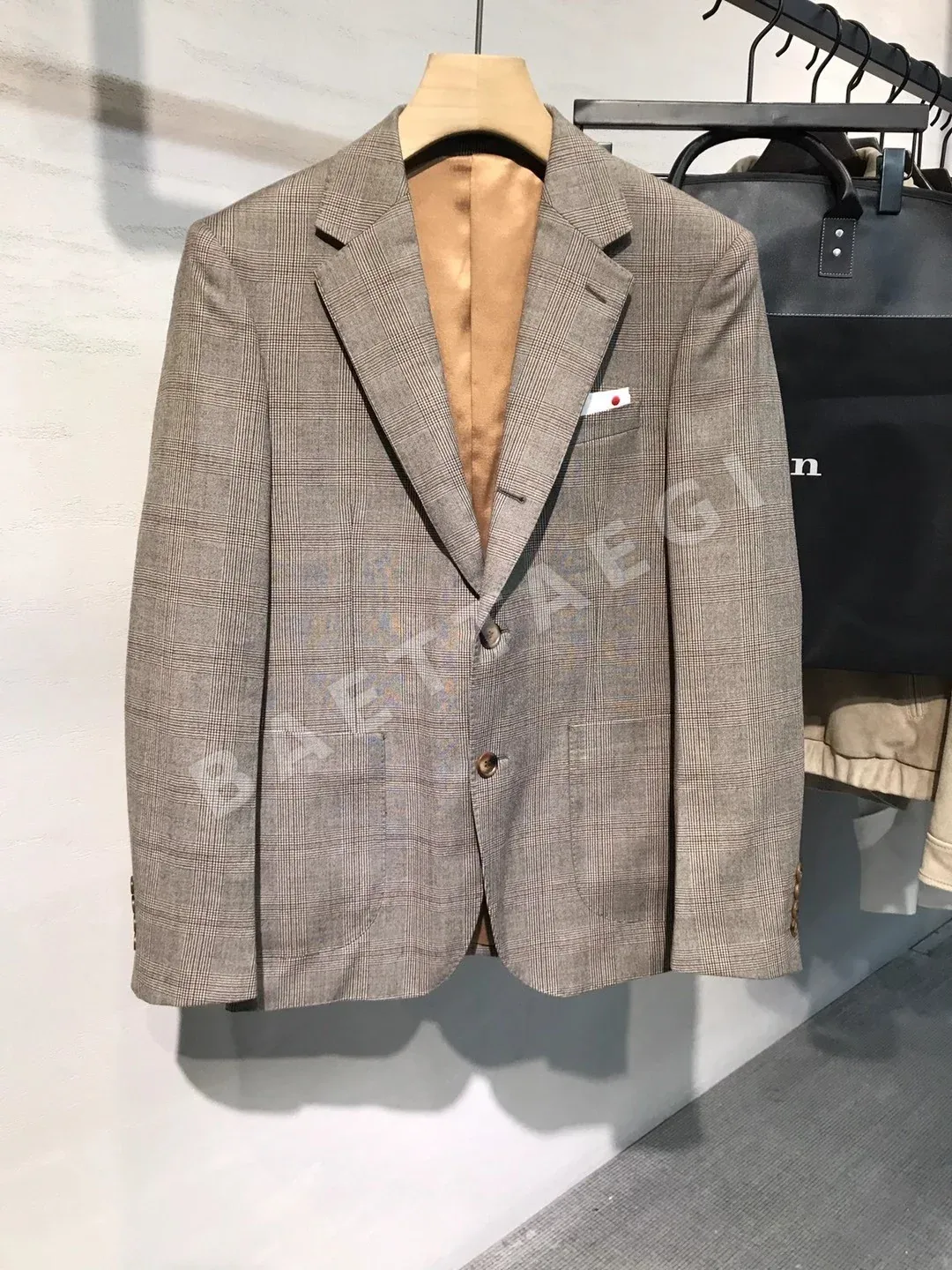 키톤 프린스 오브 웨일즈 체크 울 남성 자켓 199759