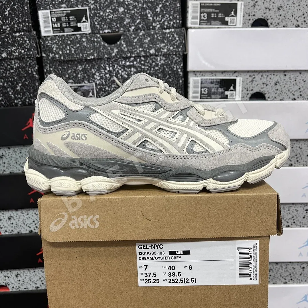 아식스 [ZC] 젤 NYC 1201A789-103 200329 Asics Gel-NYC Oyster Grey