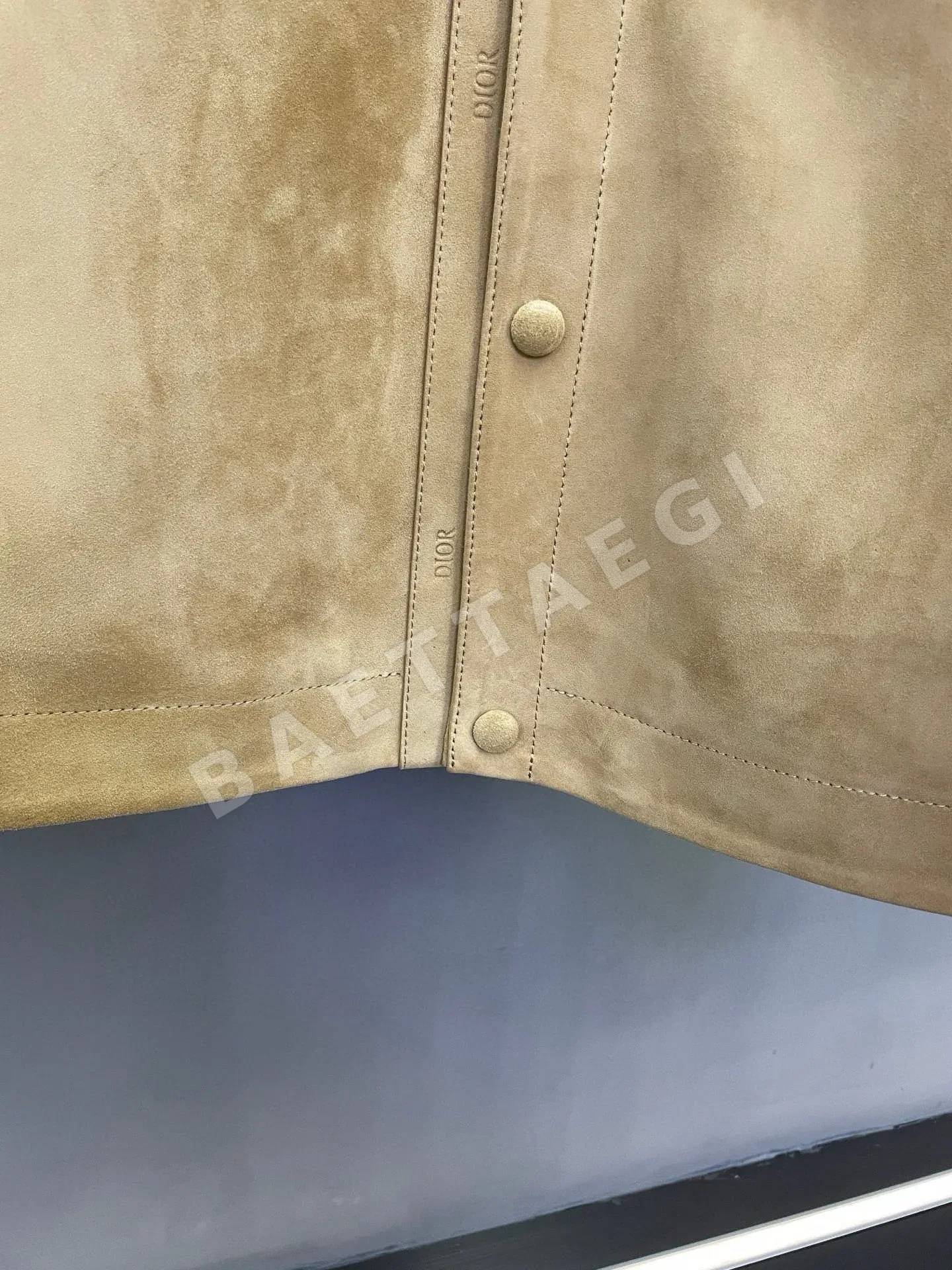 디올 스웨이드 램스킨 남성 자켓 상세 이미지 5