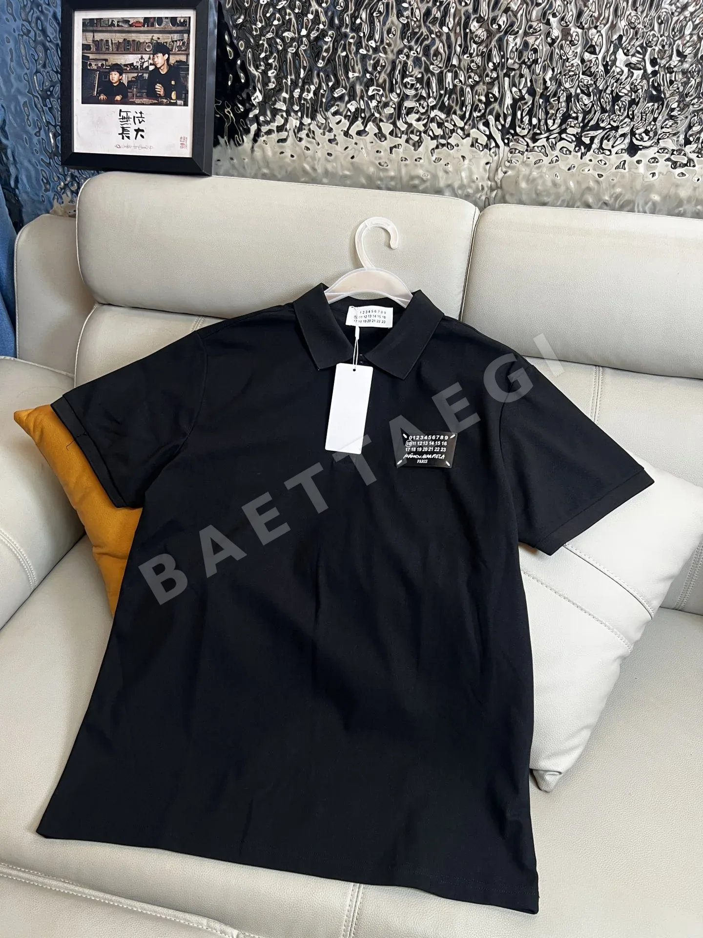 마르지엘라 포켓 디테일 남성 반팔 폴로셔츠 139071
