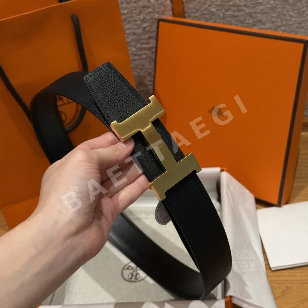 에르메스 리버시블 메탈 버클 벨트 상세 이미지 3