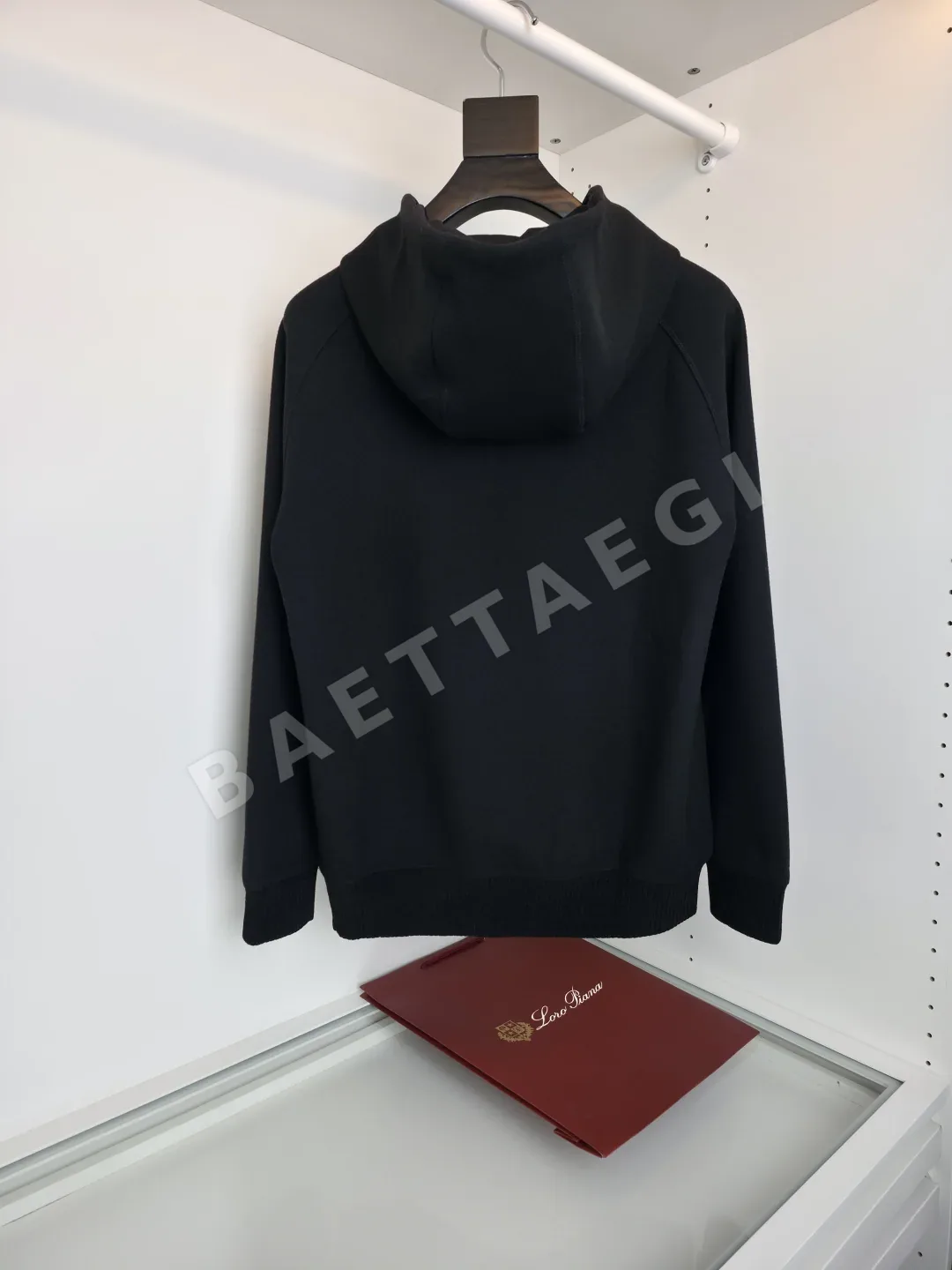 로로피아나 울 남성 후드 스웨트셔츠 상세 이미지 2