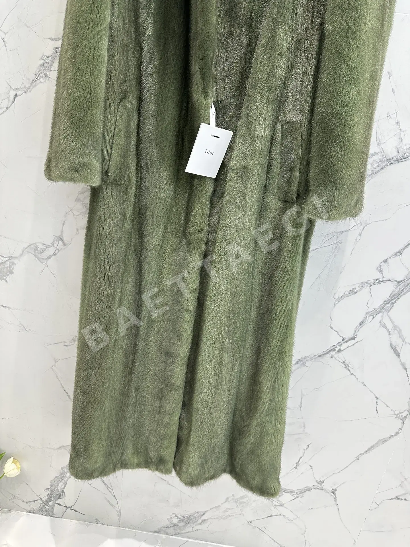 디올 밸벳 밍크 코트 상세 이미지 5