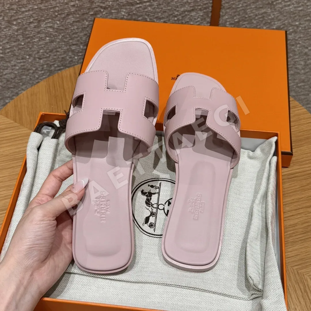 에르메스 오란 램스킨 슬리퍼 상세 이미지 6