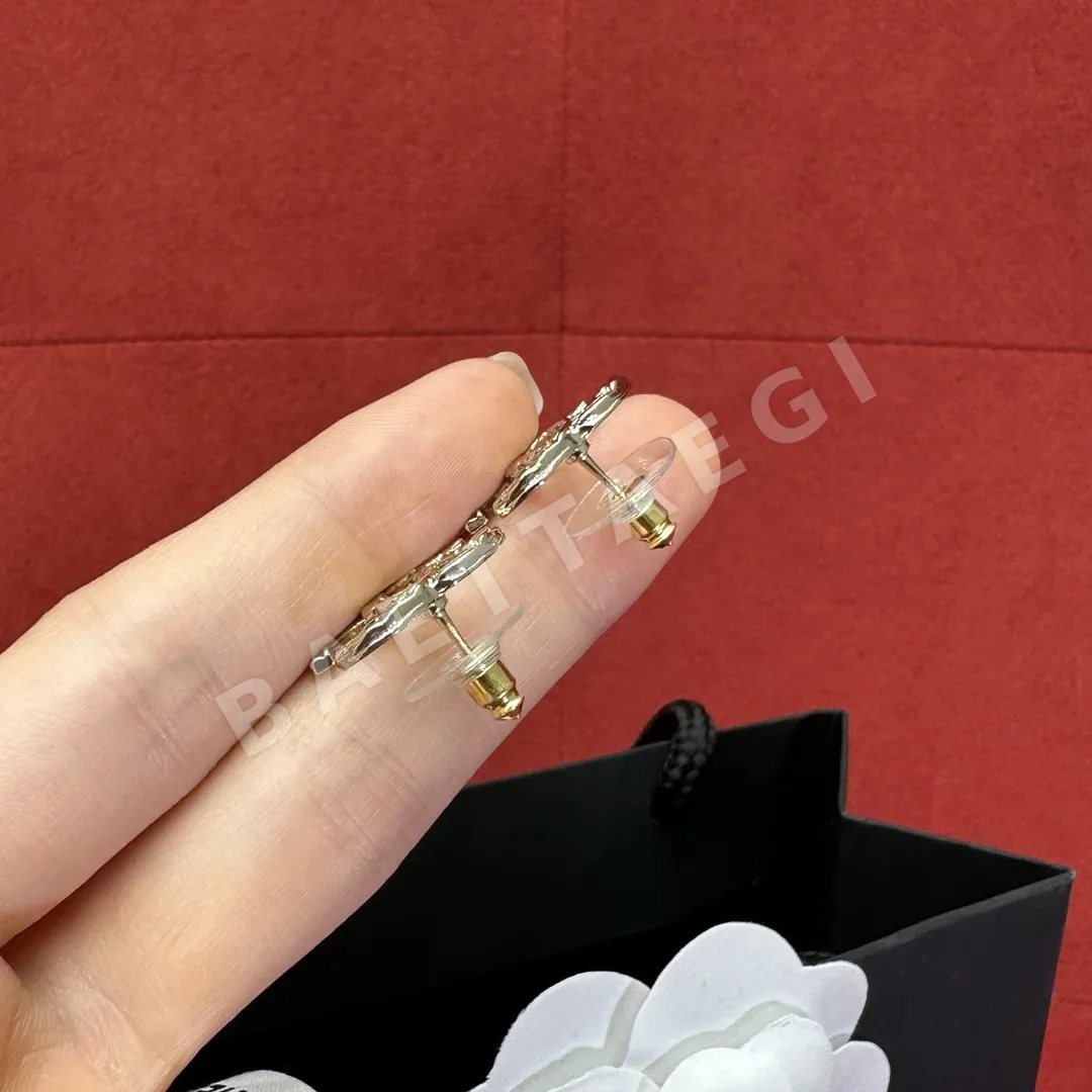 샤넬 더블 C 케이블 패턴 귀걸이 상세 이미지 4
