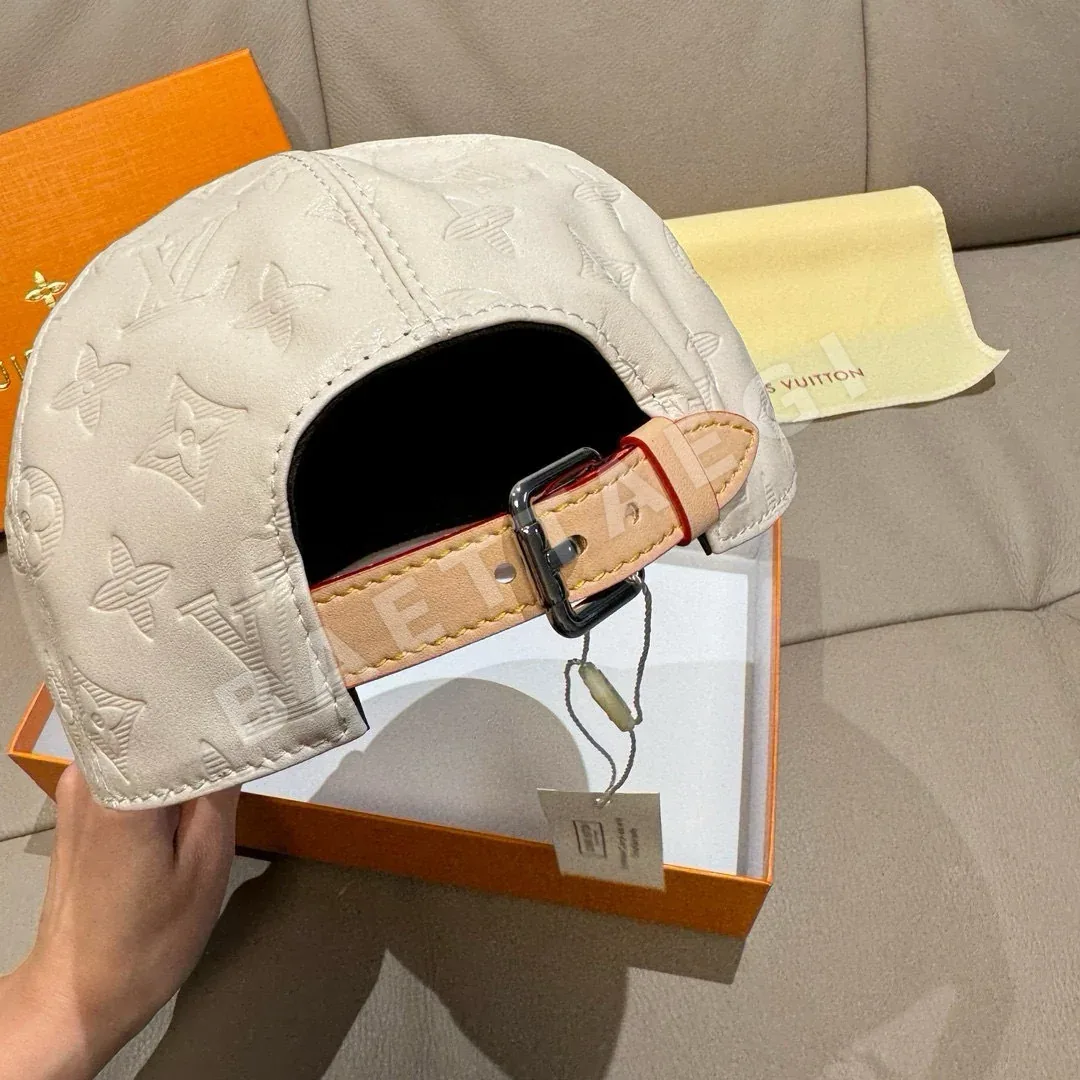 루이비통 천연 가죽 야구모자 상세 이미지 6