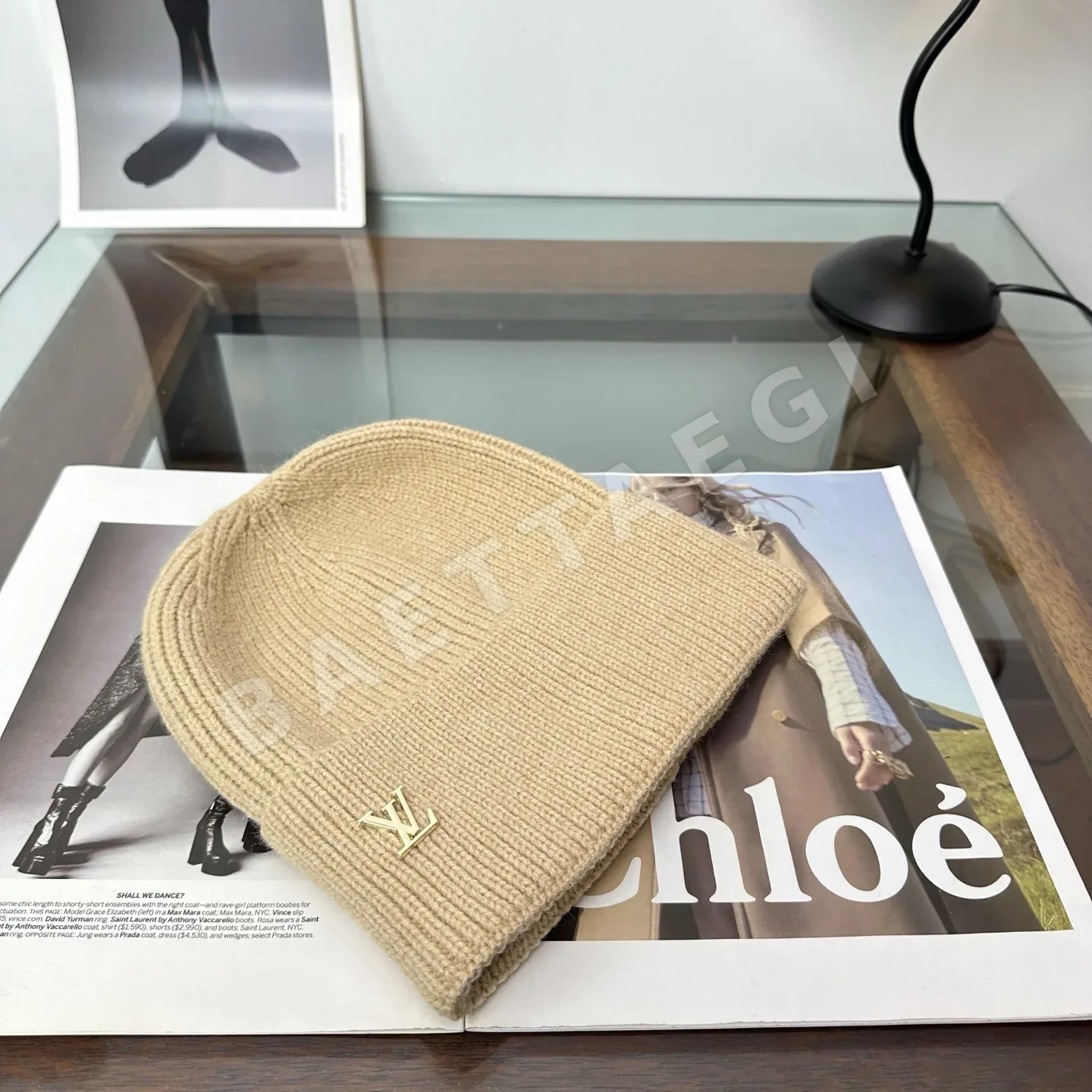 루이비통 LV 니트 비니 모자 상세 이미지 3