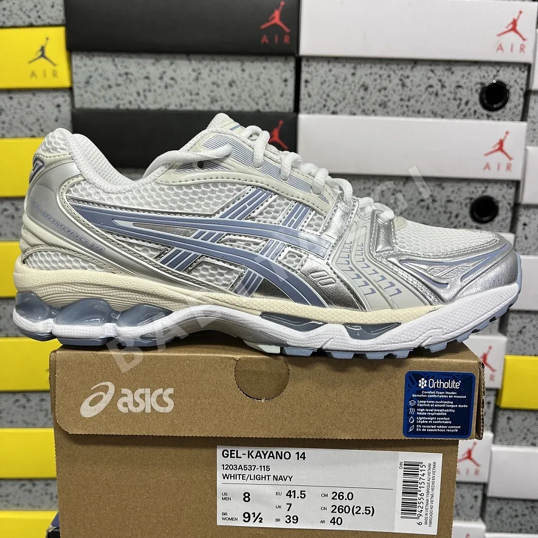 아식스 [TOP] 젤 카야노 14 1203A537-115 200332 Asics Gel-Kayano 14 White Light Navy
