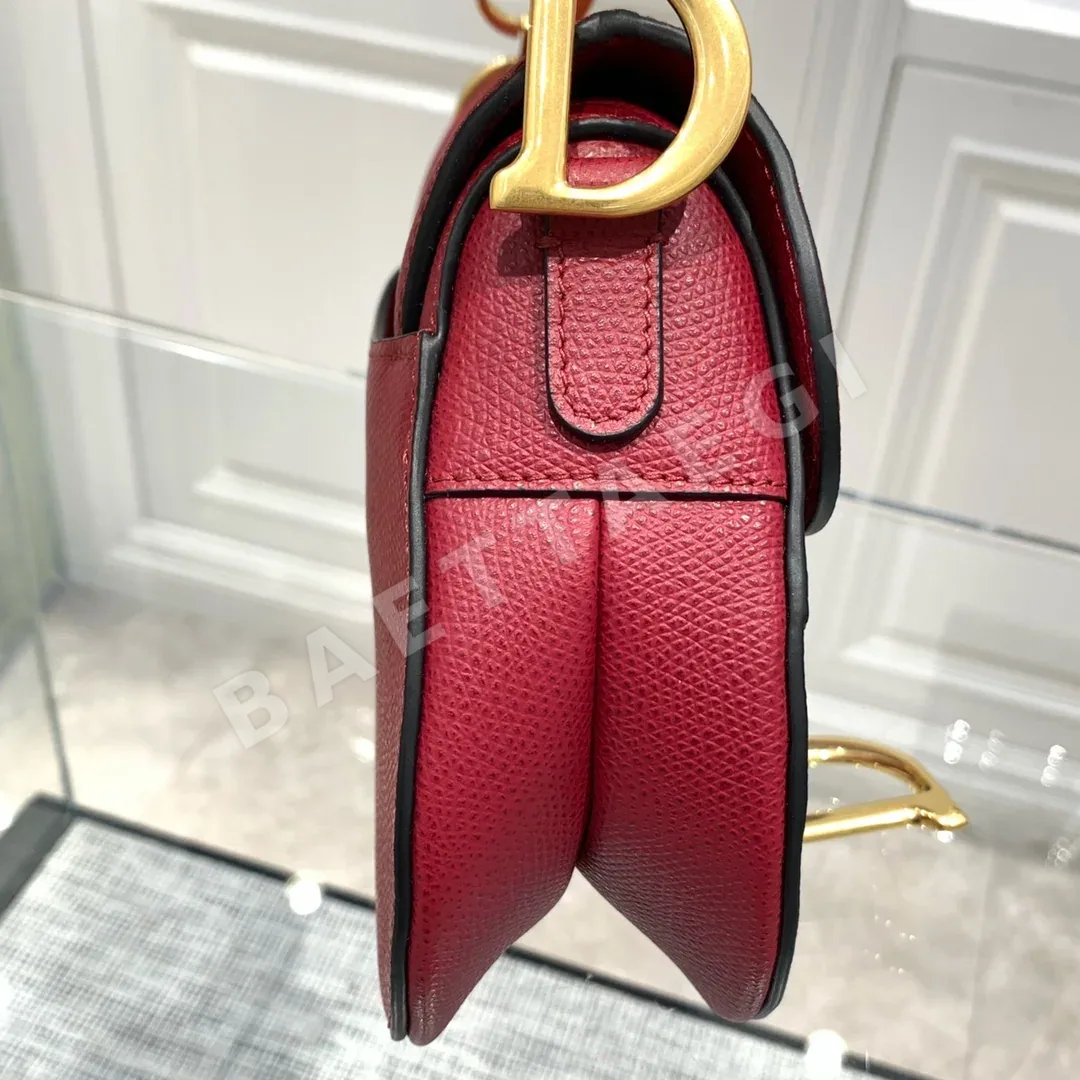 디올 팜 프린트 스몰 레드 가방 상세 이미지 8