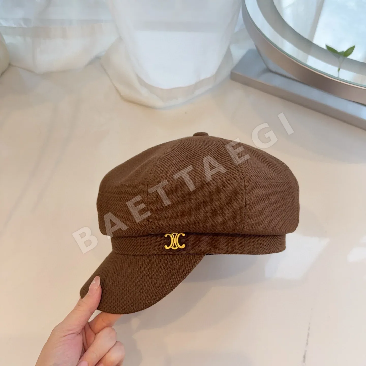 셀린느 트윌 팔각형 캡 83992