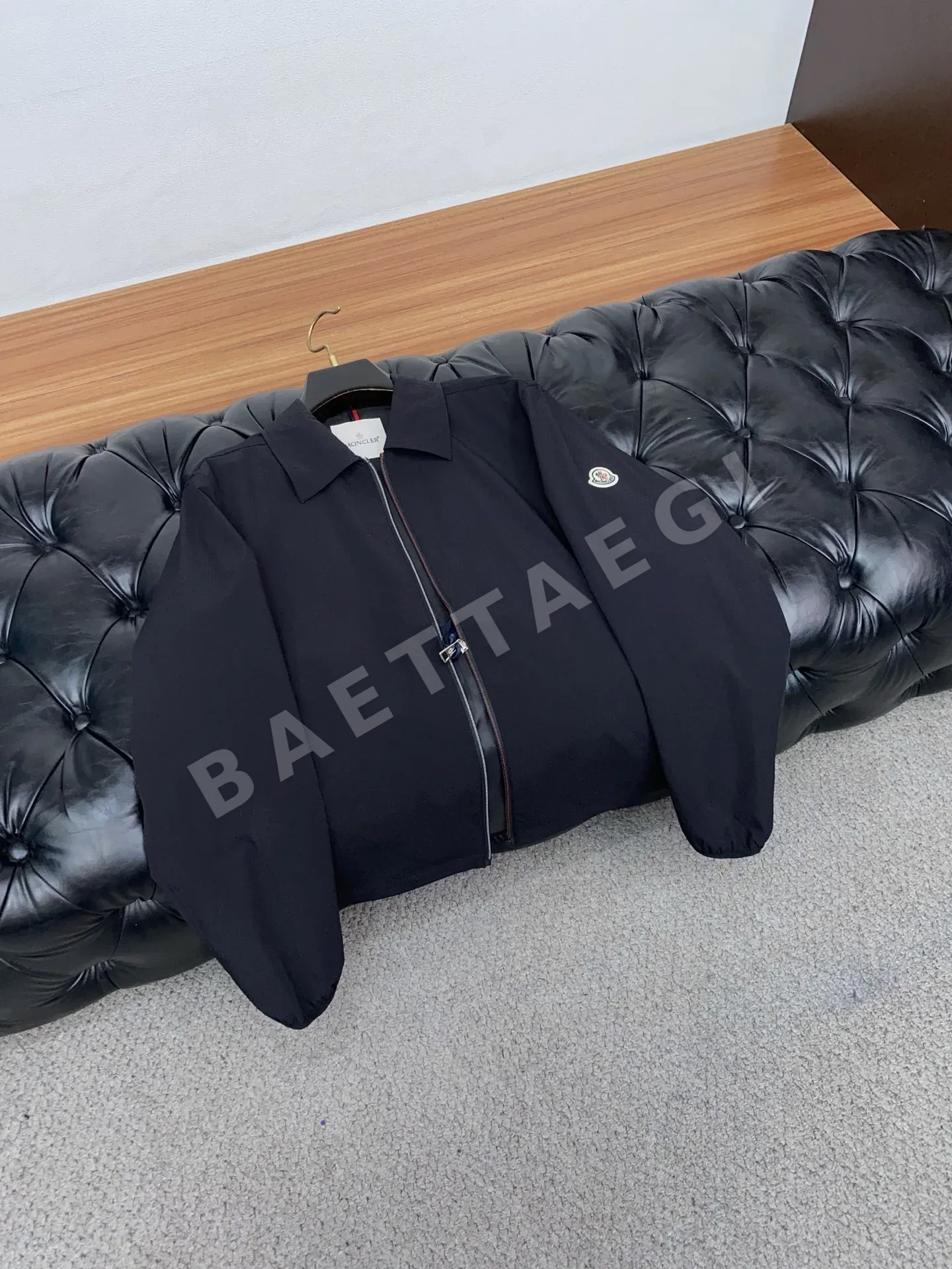몽클레르 프린트 카라 자켓 상세 이미지 6