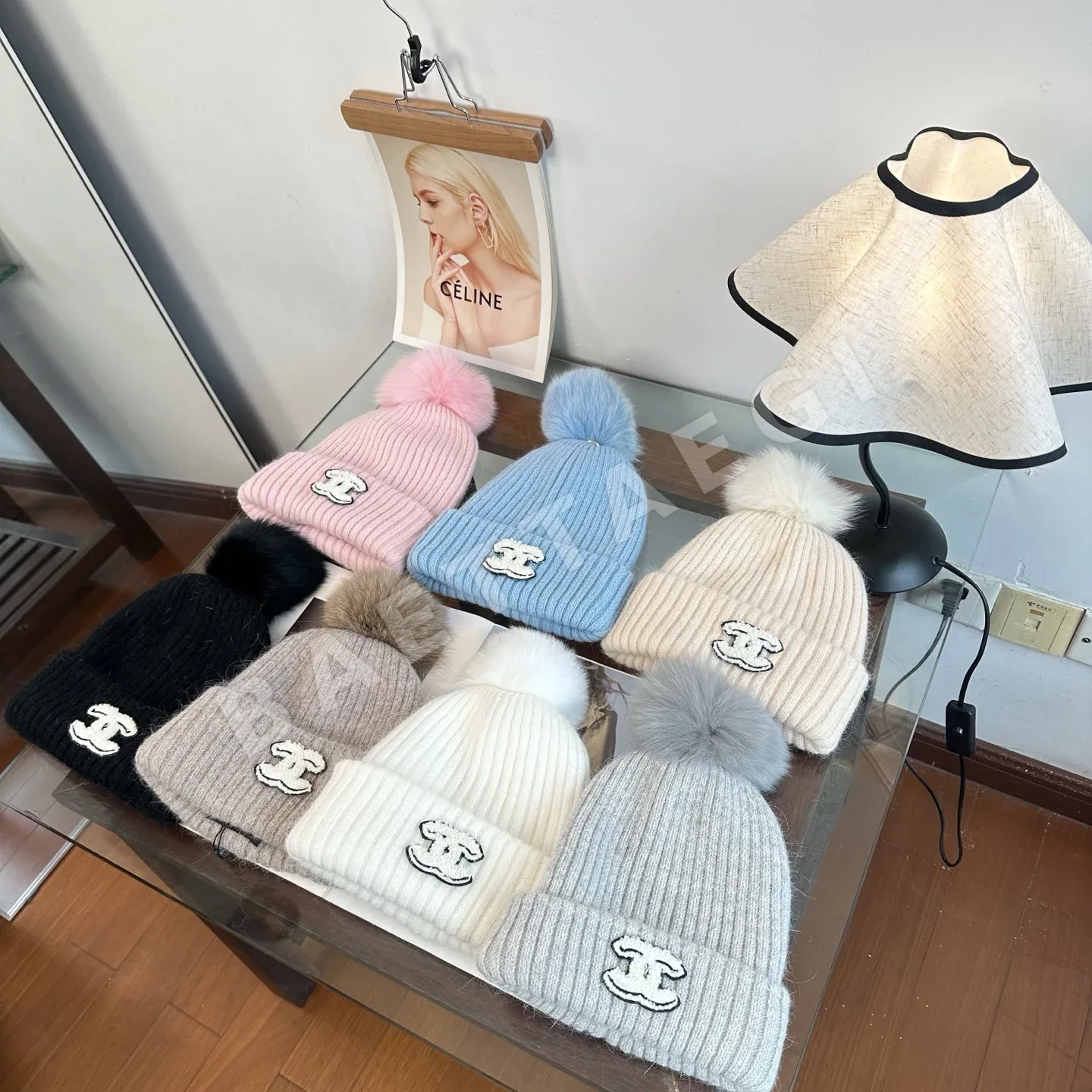샤넬 니트 비니 모자 상세 이미지 1