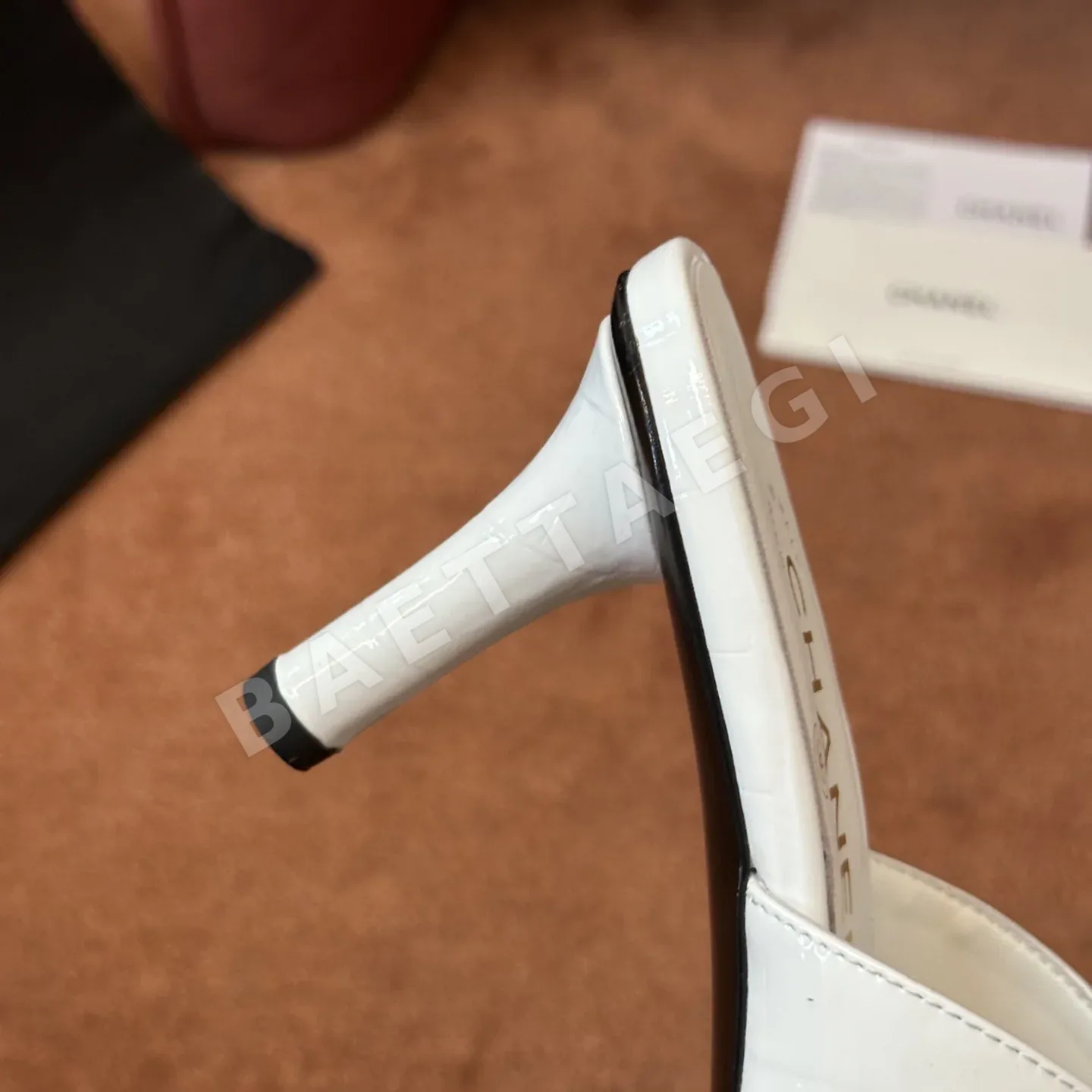 샤넬 더블 C 로고 플랫슈즈 상세 이미지 6