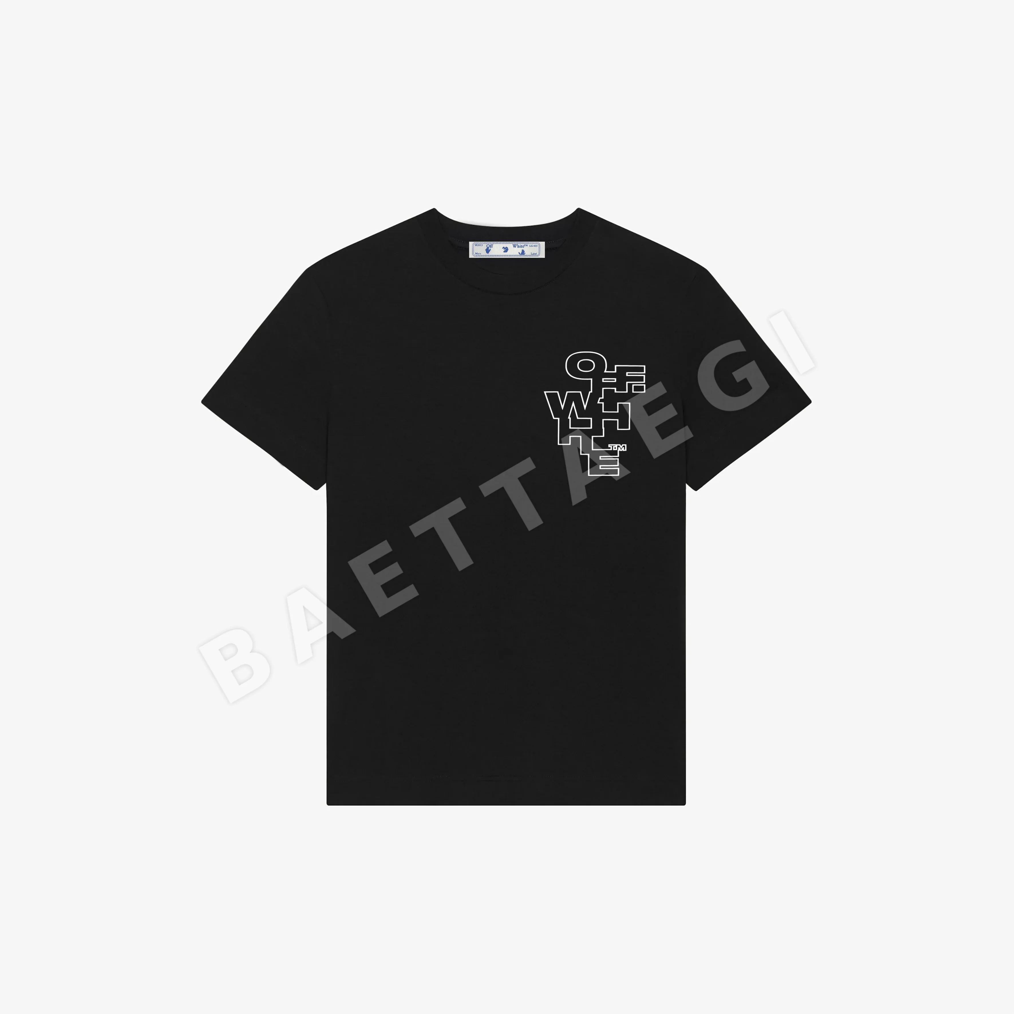 오프화이트 반팔 티셔츠 87750