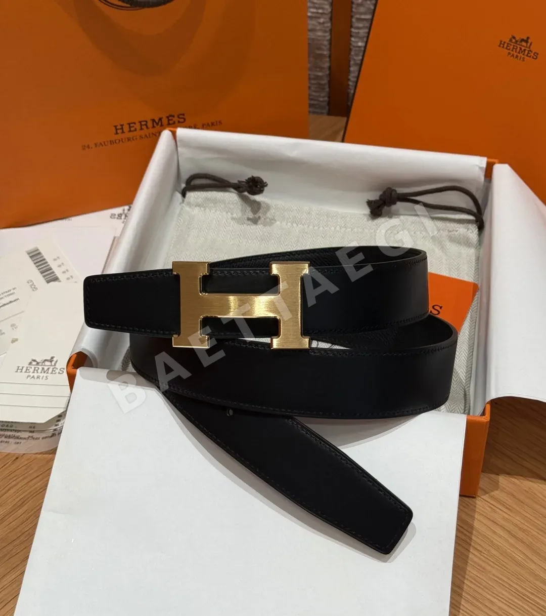 에르메스 H 버클 리버시블 가죽 벨트 32mm 177609