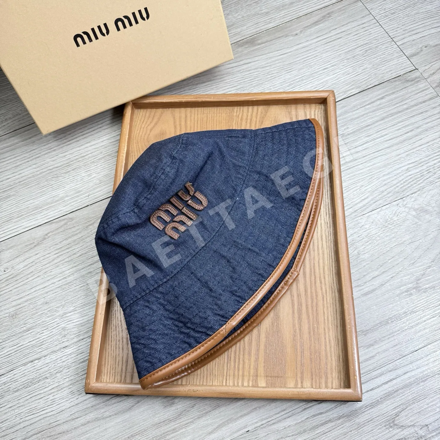 미우미우 버킷 햇 모자 상세 이미지 4