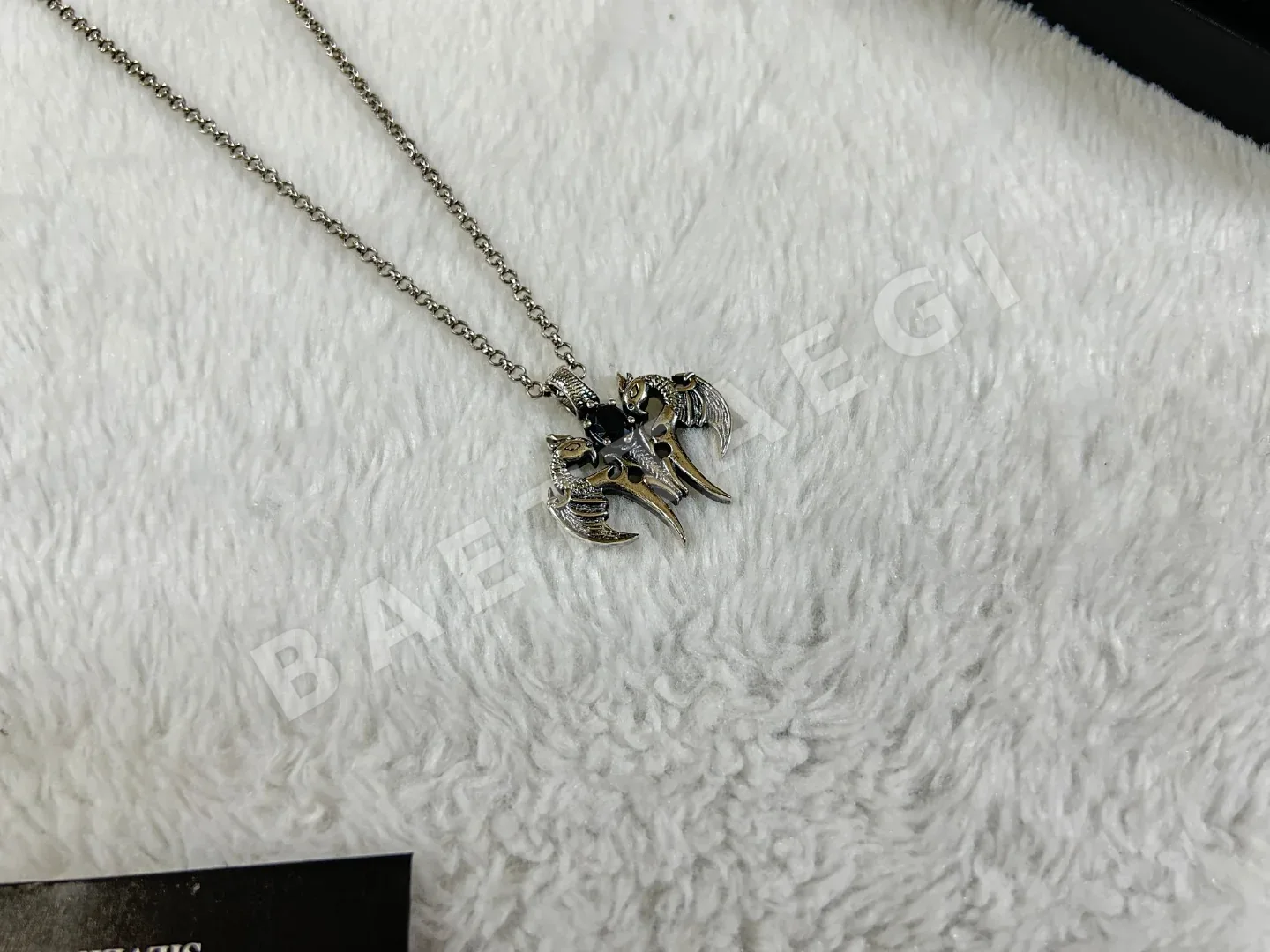크롬하츠 더블 드래곤 진주 목걸이 62455