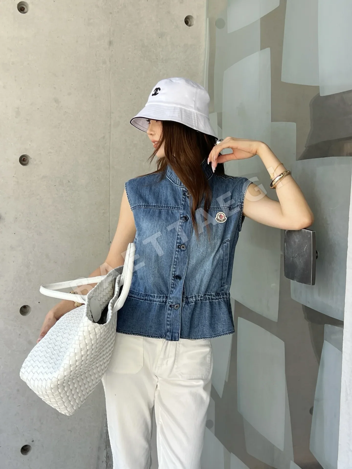 몽클레르 여성 반팔 티셔츠 126462