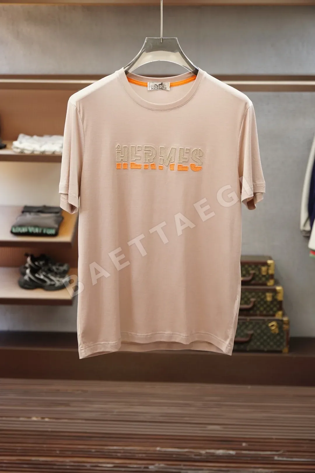 에르메스 남성 크루넥 반팔 티셔츠 상세 이미지 2