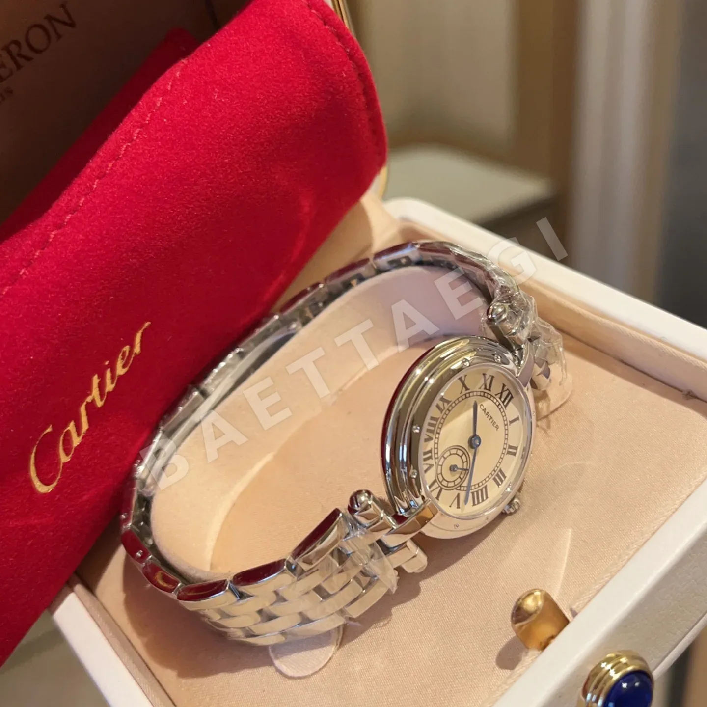 까르띠에 시계 사파이어 글라스 레플리카 42824 Cartier 상세 이미지 5