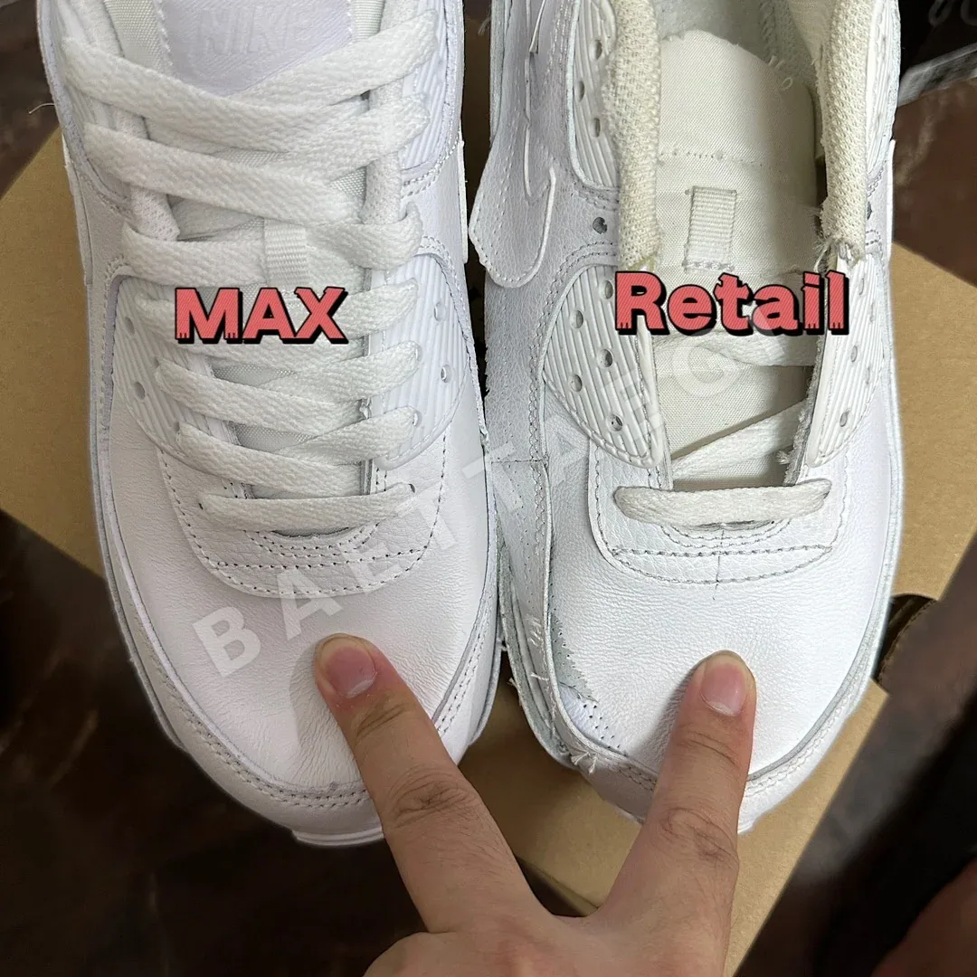 나이키 [MAX] 에어 맥스 90 CZ5594-100 201057 Nike Air Max 90 Leather Triple White 상세 이미지 7