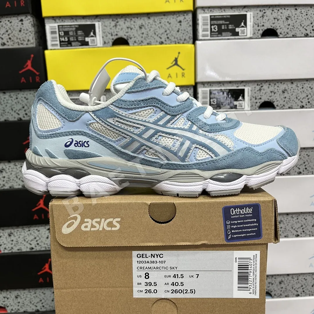 아식스 [M] 젤 NYC 1203A383-107 200484 Asics Gel-NYC Cream Arctic Sky