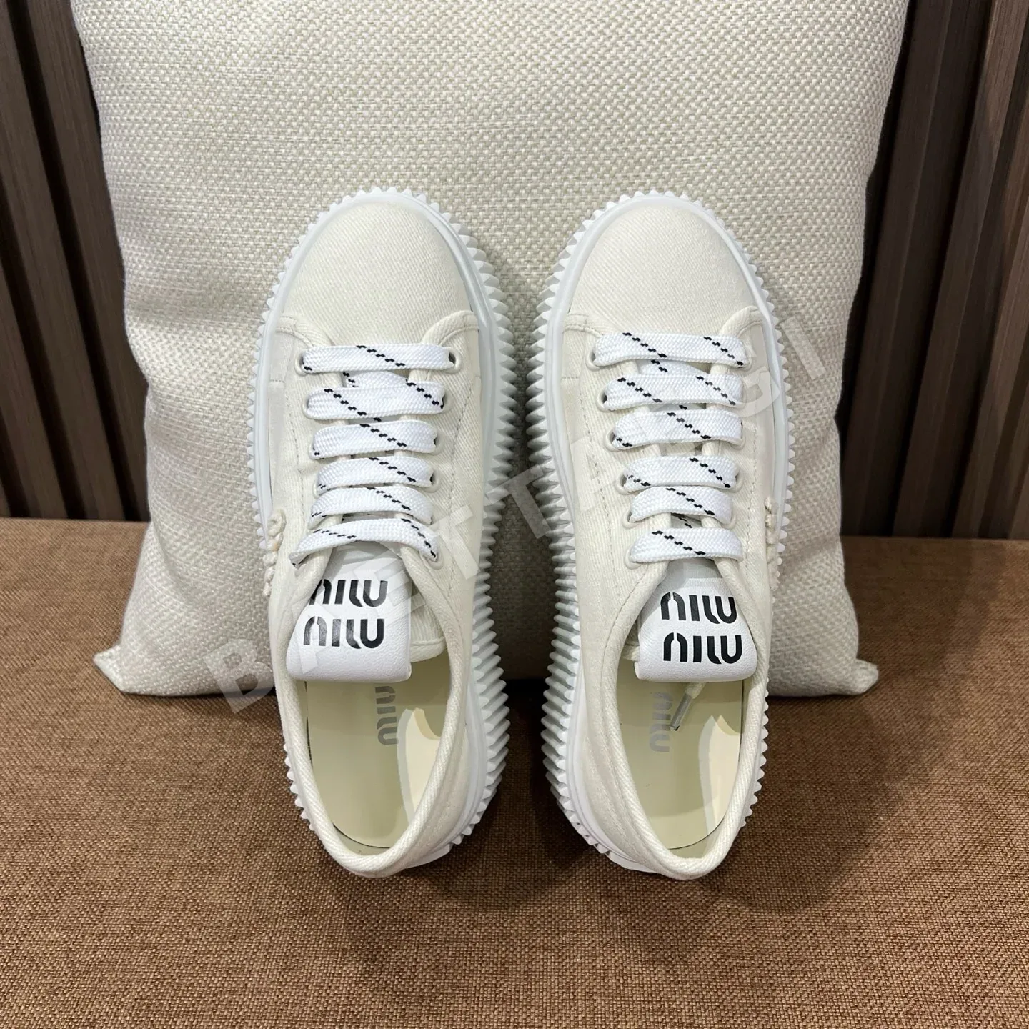 미우미우 스니커즈 데님 187223