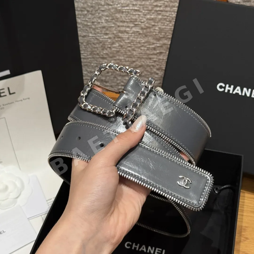 샤넬 가죽 체인 벨트 상세 이미지 3
