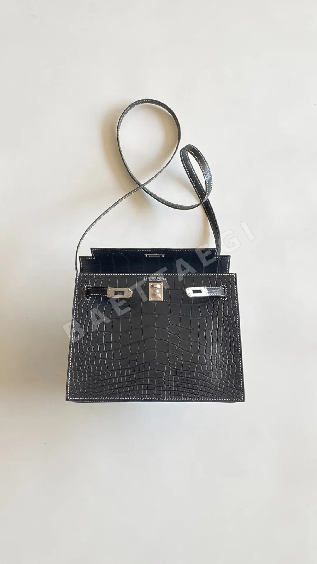 에르메스 켈리 단스 무광 악어가죽 가방 상세 이미지 9
