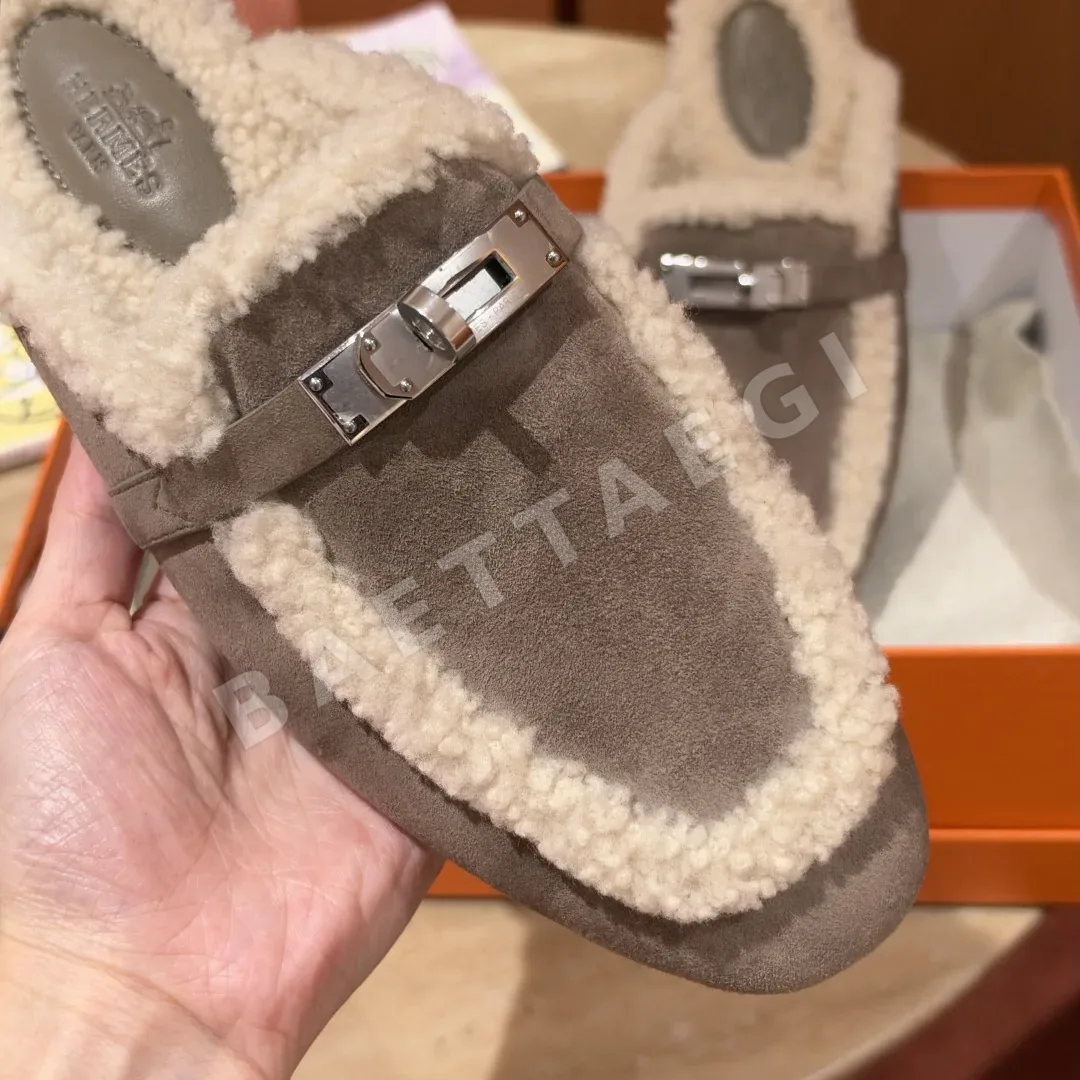 에르메스 샌들 Étoupe goatskin 상세 이미지 2