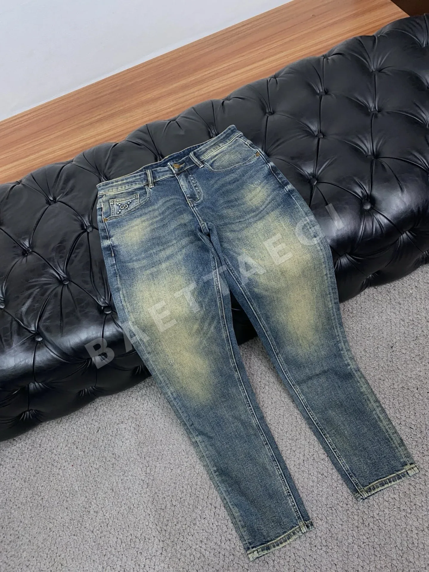 구찌 데님 남성 바지 상세 이미지 6