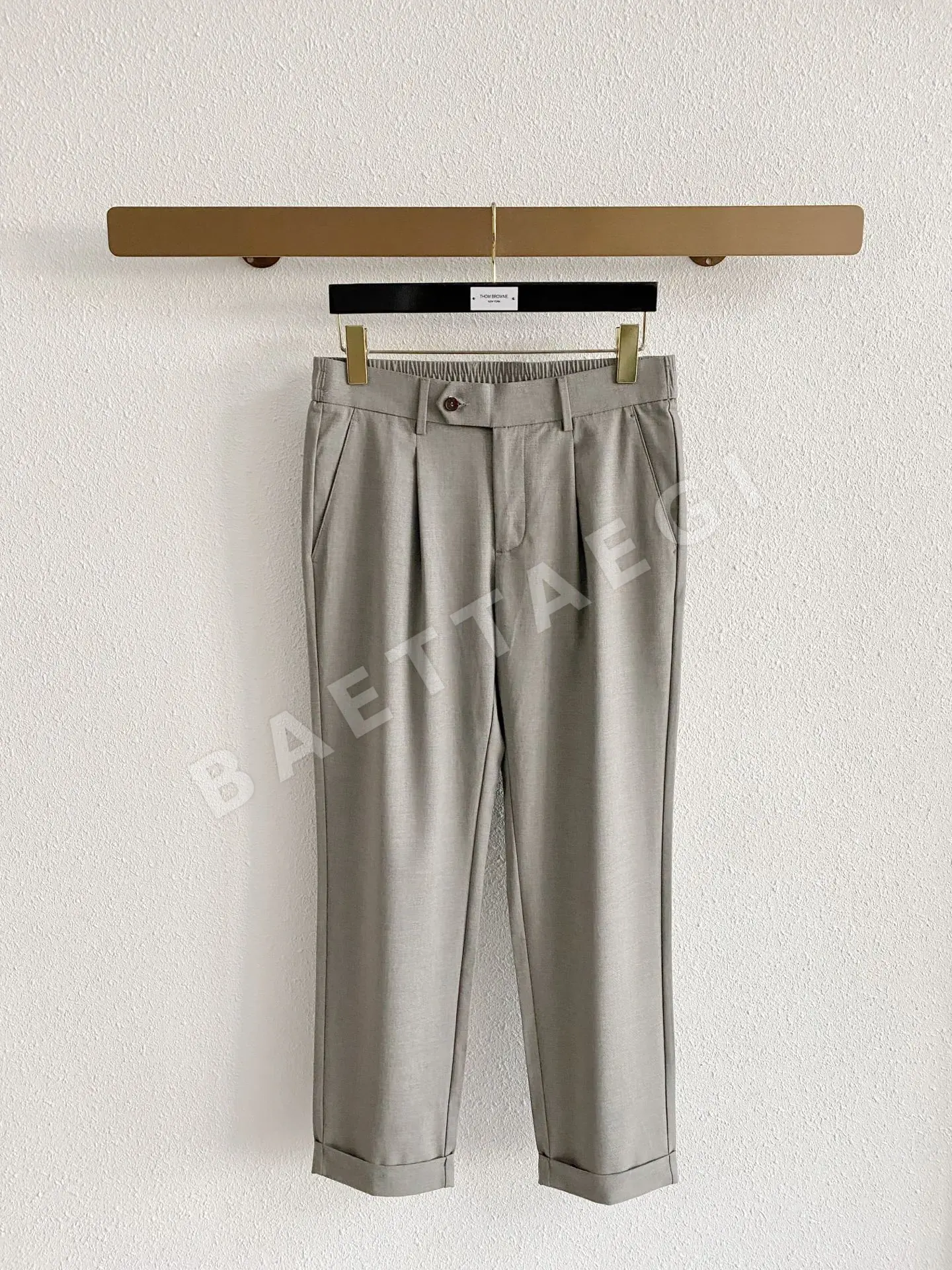 브루넬로쿠치넬리 면 혼방 남성 바지 상세 이미지 1
