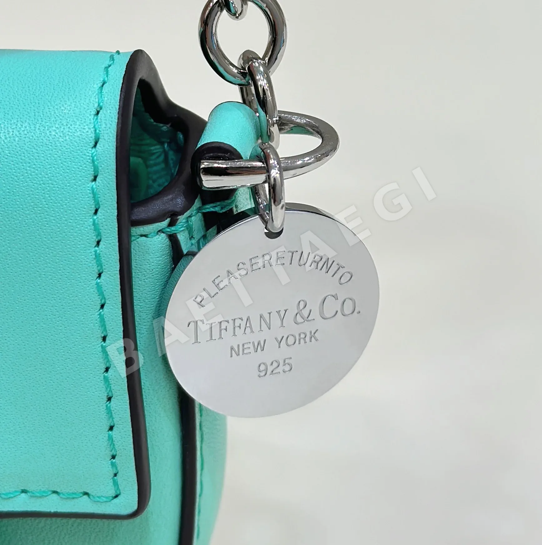 펜디 블루 미니 바게트 백 80128 S 상세 이미지 5