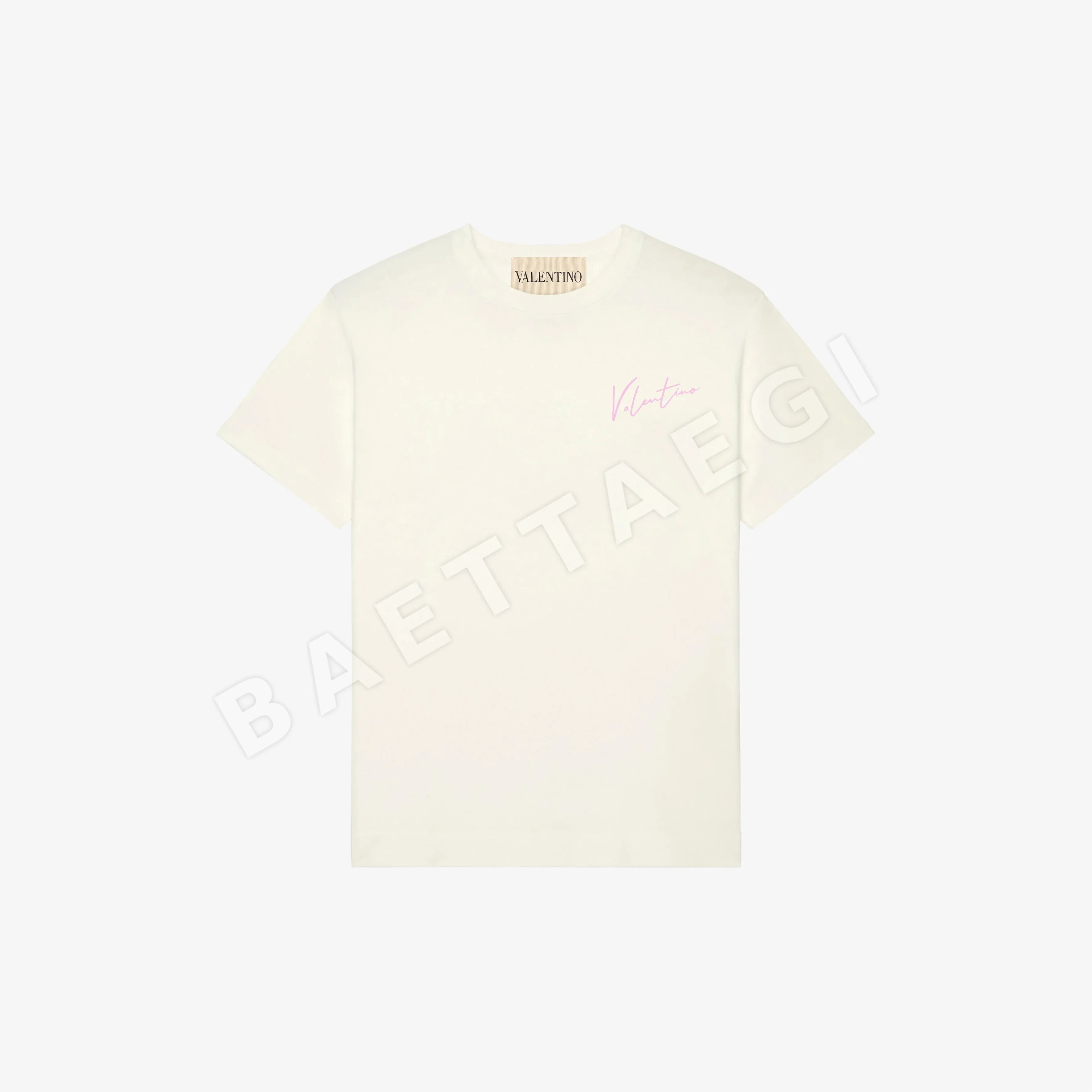 발렌티노 그래피티 로고 여성 반팔 티셔츠 87889