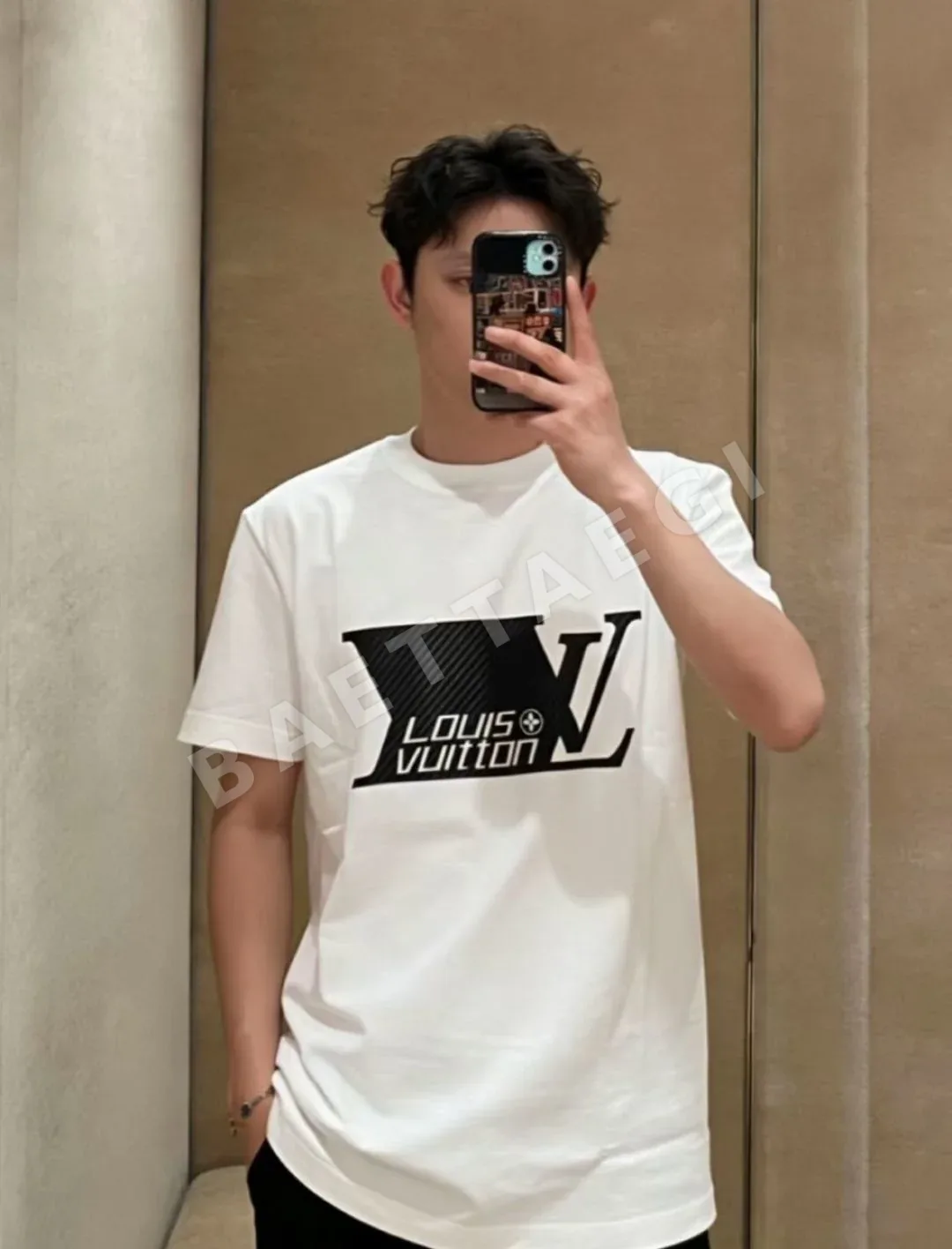 루이비통 LV 스프린터 패턴 남성 반팔 티셔츠 164904