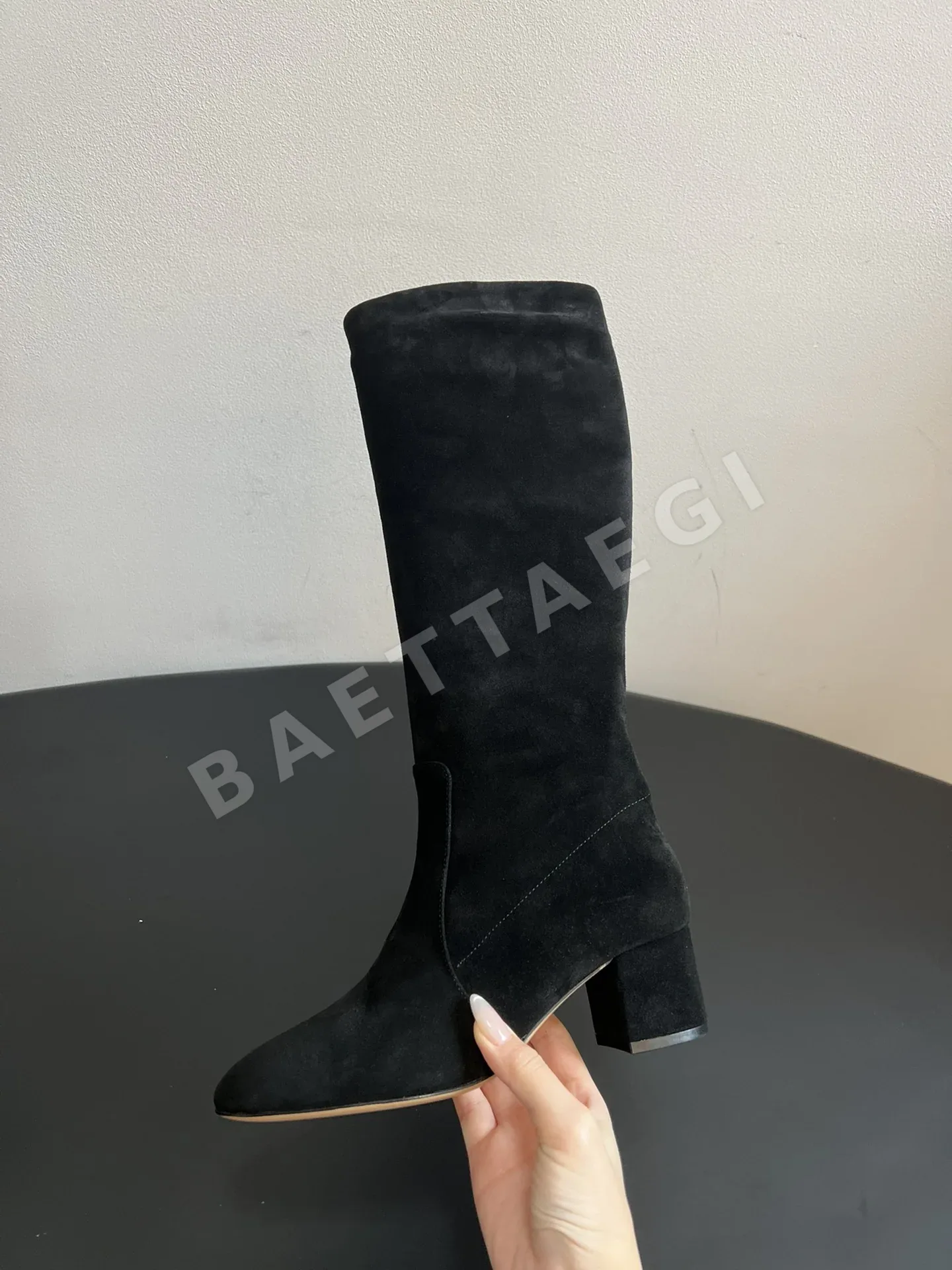 지안비토 로시 지안비토 슬라우치 스웨이드 부츠 상세 이미지 6