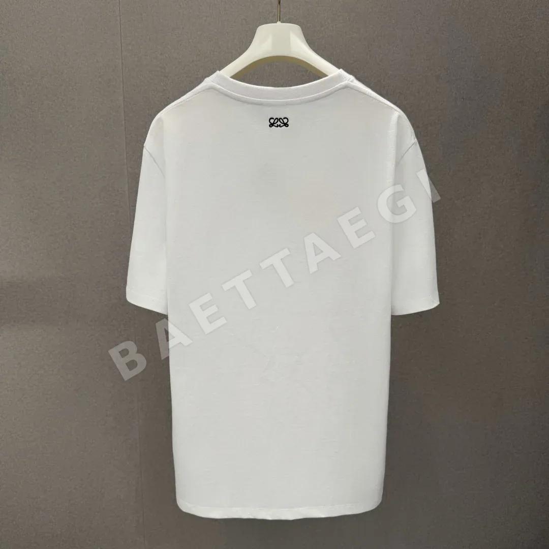 로에베 코튼 루즈핏 남성 반팔 티셔츠 상세 이미지 2