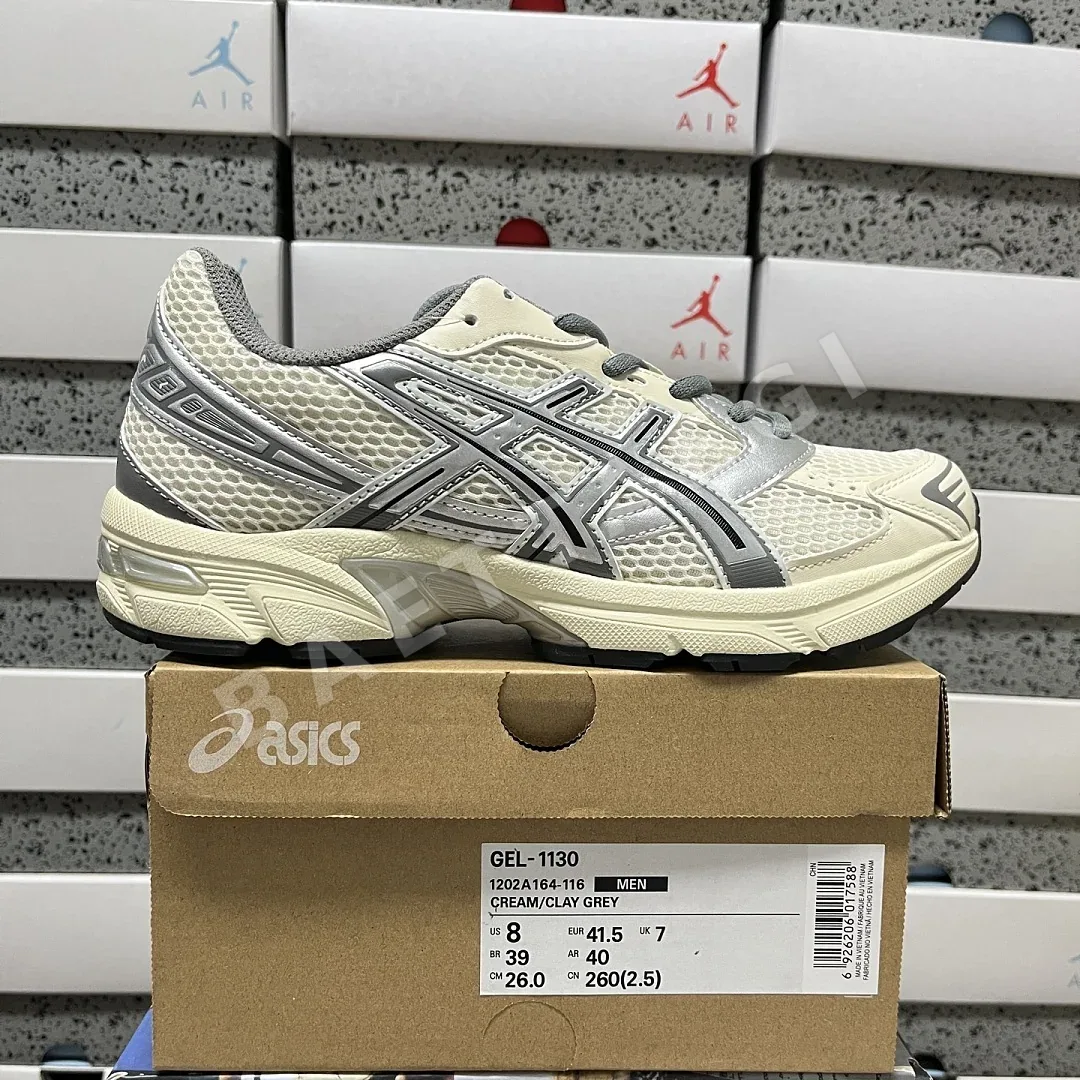 아식스 [VP] 젤 1130 1202A164-116 200548 Asics Gel-1130 Cream Clay Grey