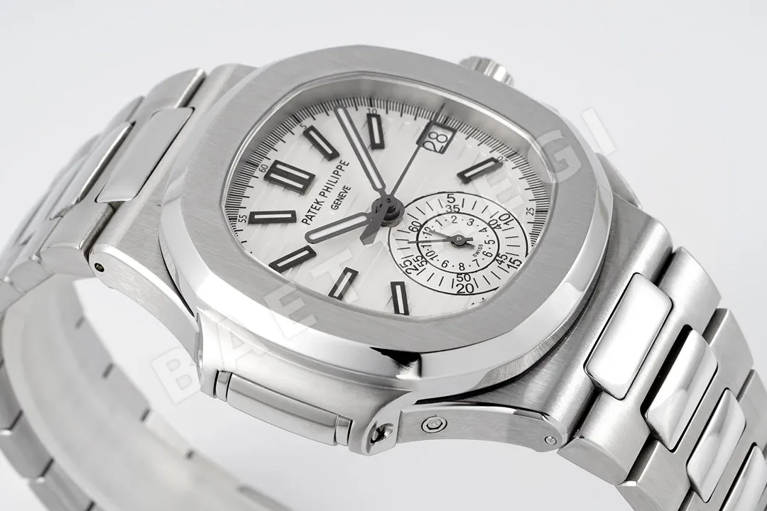 파텍필립 노틸러스 5980 크로노그래프 레더스트랩 PPF 공장 레플리카 44028 Patek Philippe 상세 이미지 5