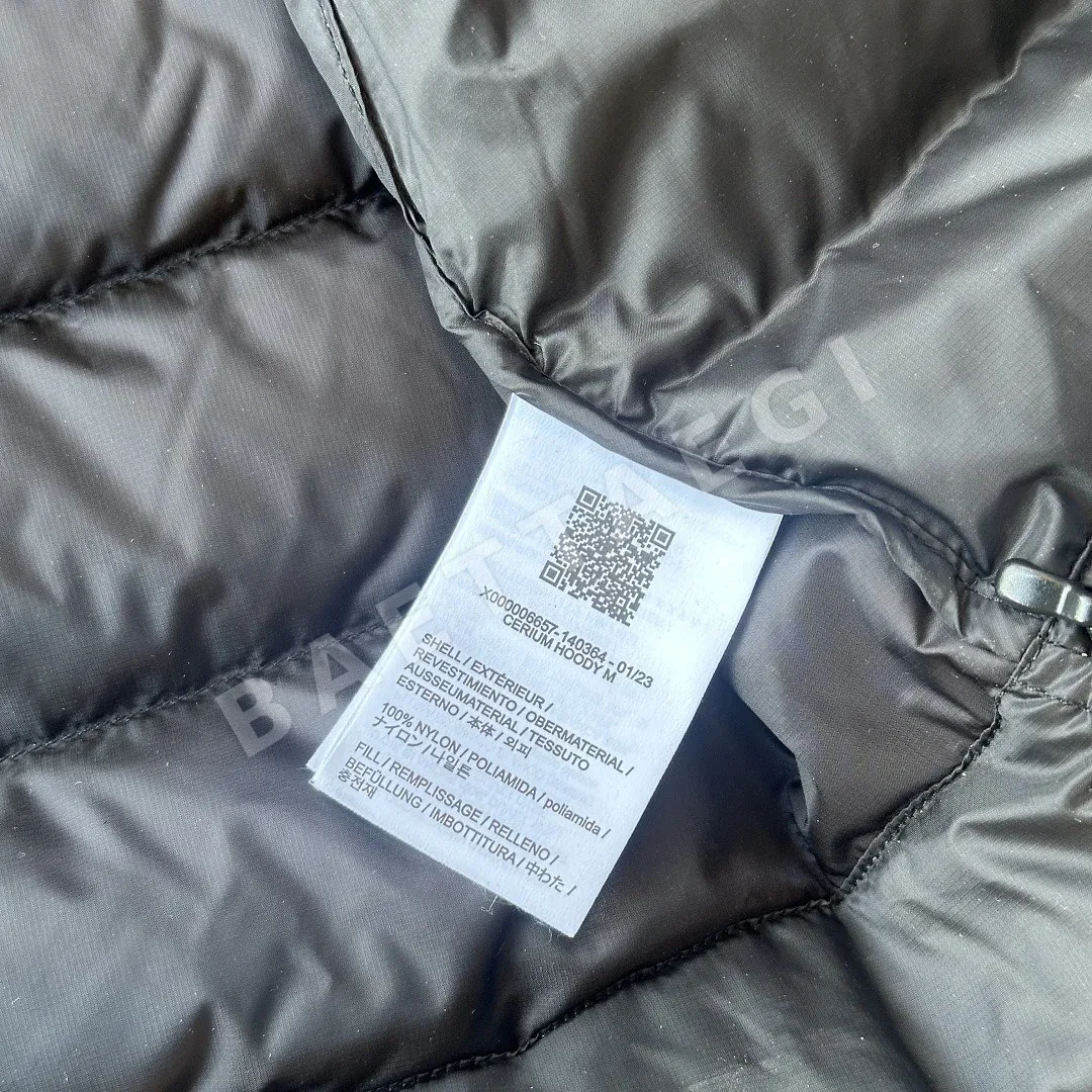 아크테릭스 [TZ] 세리움 LT 후디 자켓 퀼팅 블랙 실버 200171 Arc'teryx Cerium LT Hoody Jacket Phatasm 상세 이미지 11