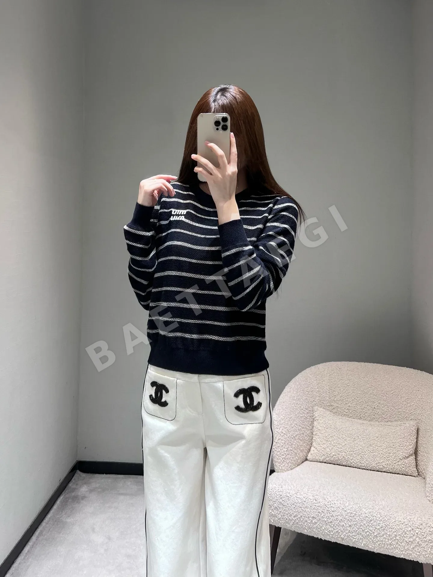미우미우 여성 니트 97285 Miu Miu Knit 상세 이미지 3