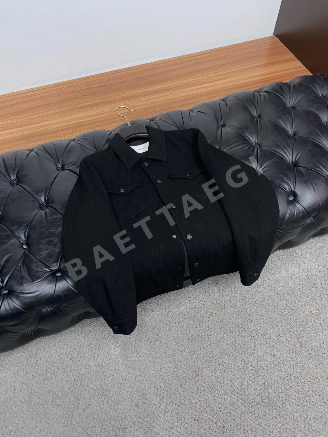 로로피아나 절제 컬러블록 남성 자켓 상세 이미지 6