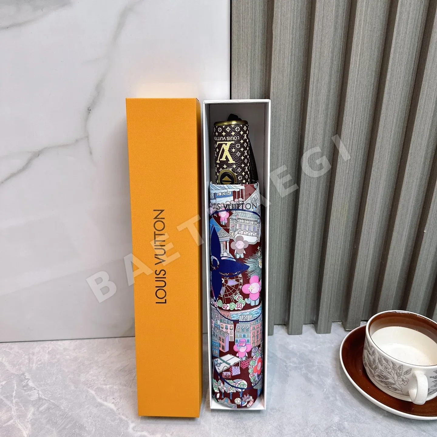 루이비통 3단 자동 접이식 우산 85778